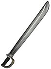 Épée courte - Couteau pirate (75cm) arme en mousse